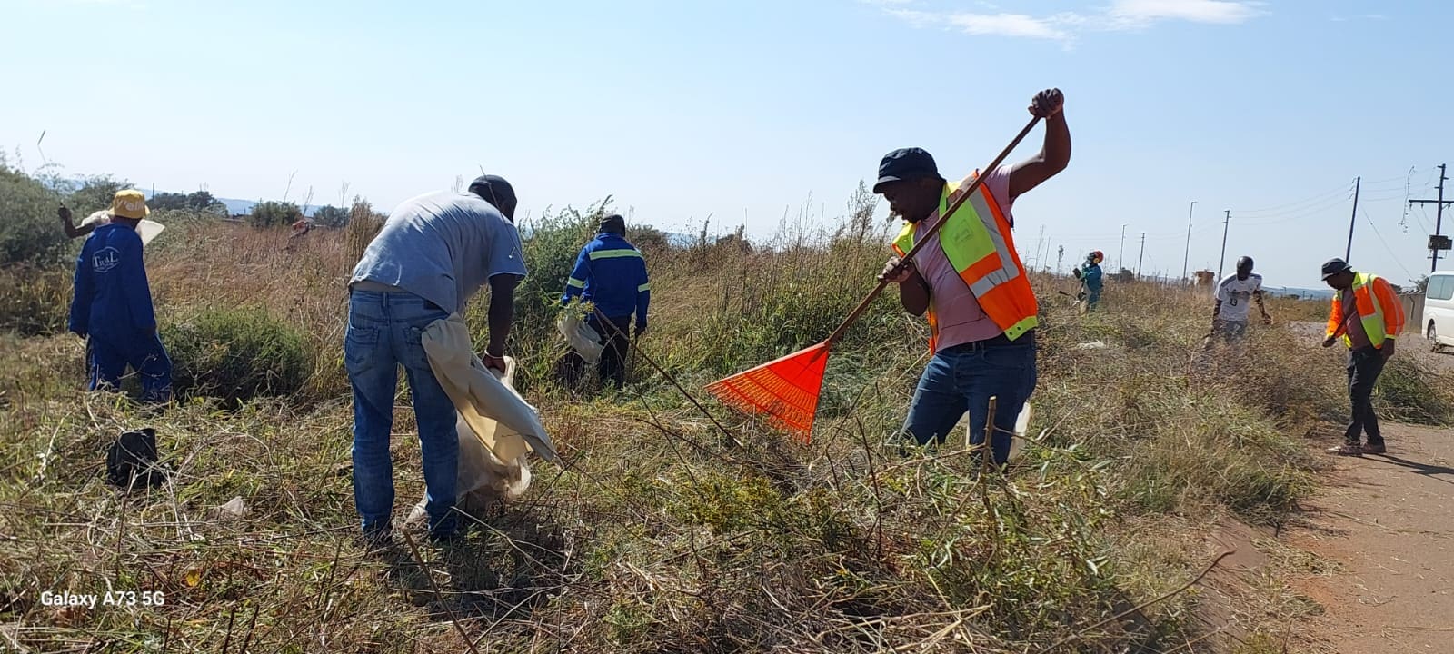 Region G takes clean up campaign to Orange Farm’s Ward 131