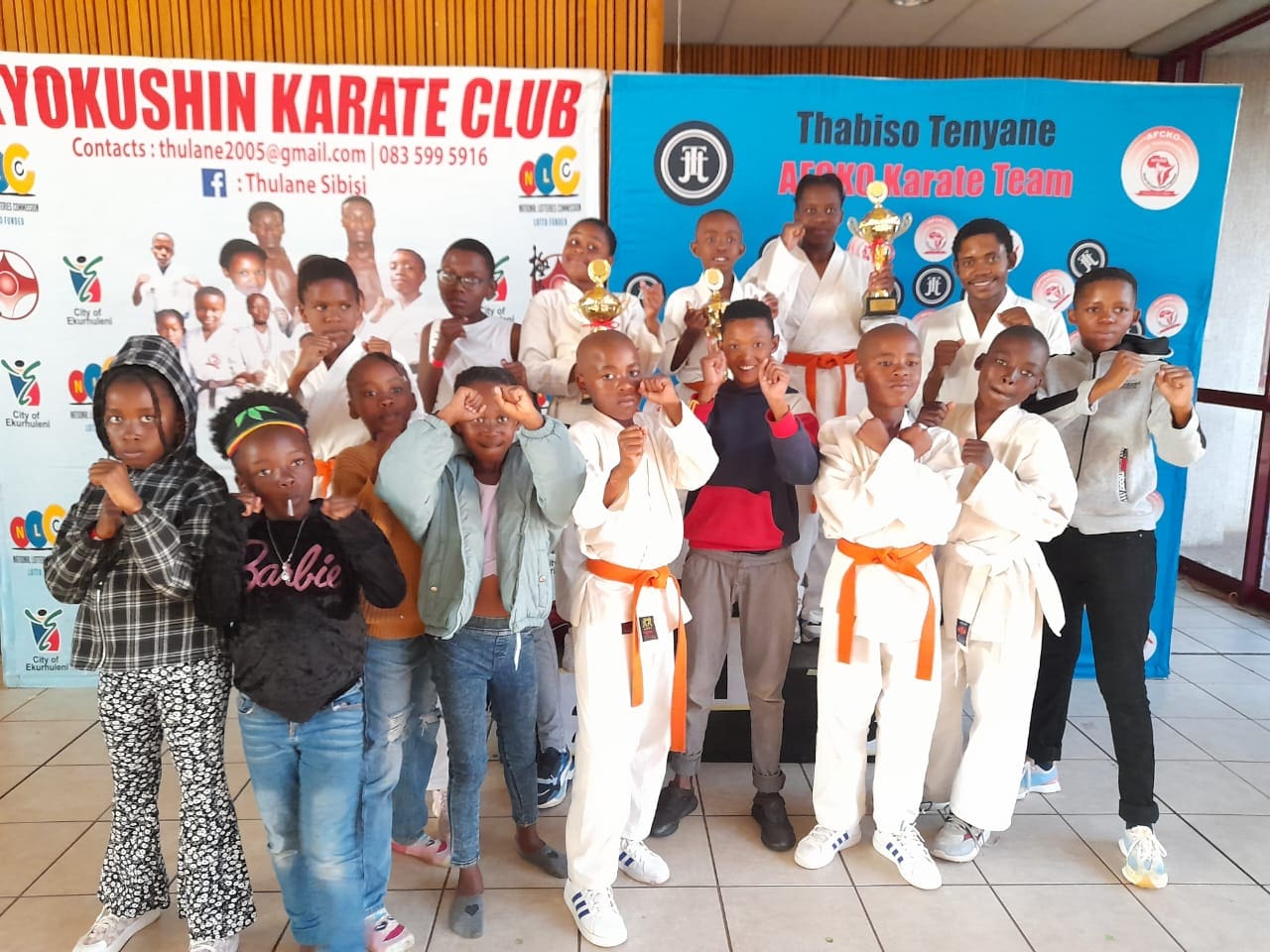 IKKF Orange Farm fighters attend debut tournament
