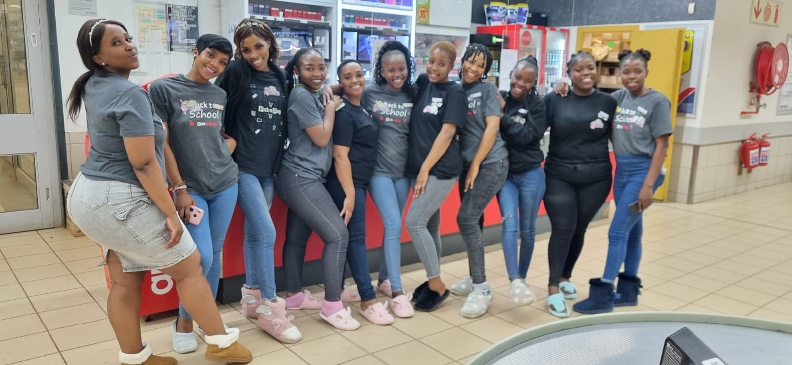 Pick n Pay Eyethu Mall staff support Slipper Day