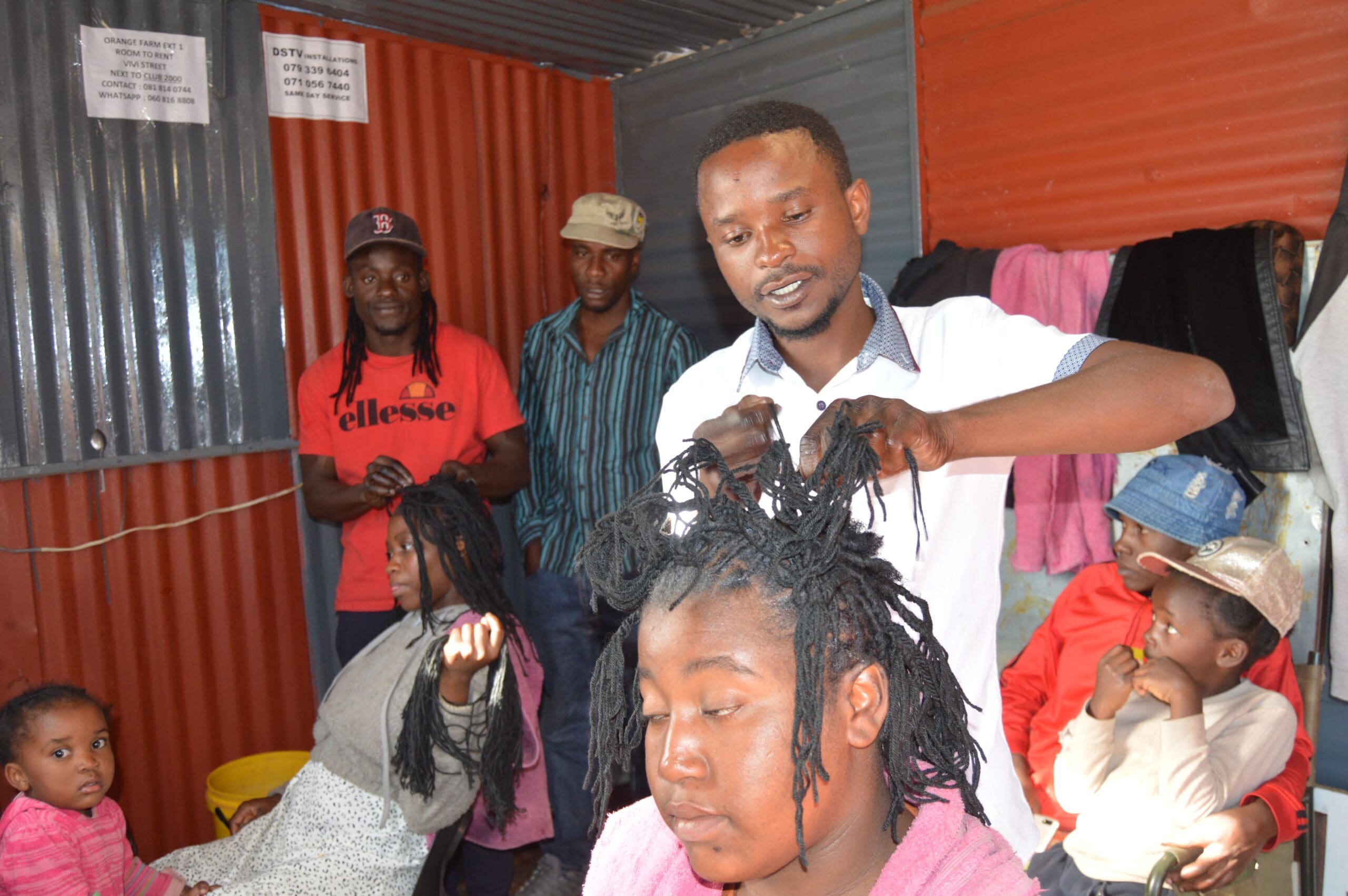 Anderson Salon keeps Orange Farm rastas in style