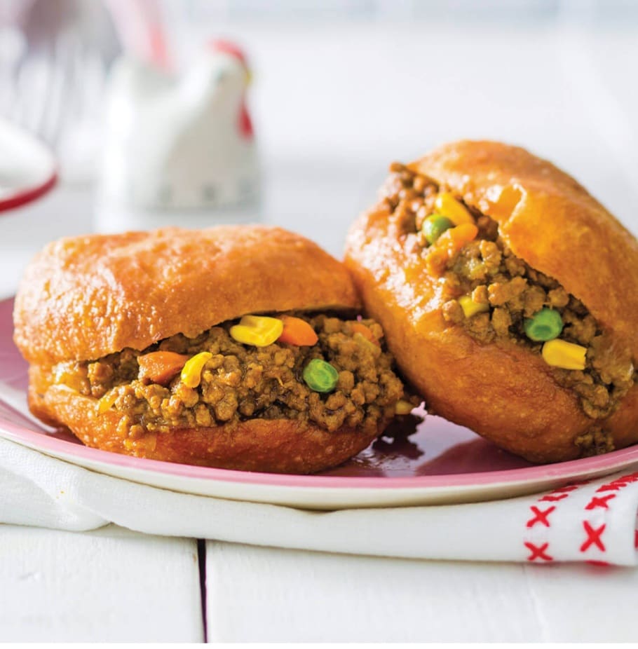 Classic curried-mince vetkoek recipe