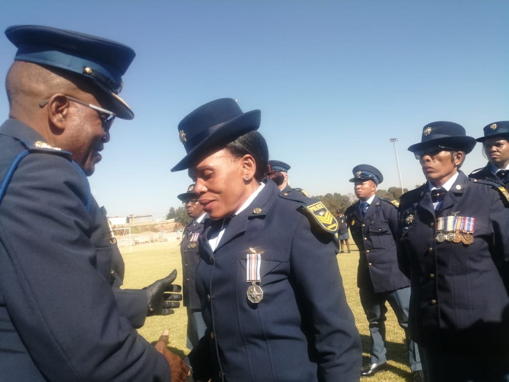 Loyal and faithful SAPS members awarded