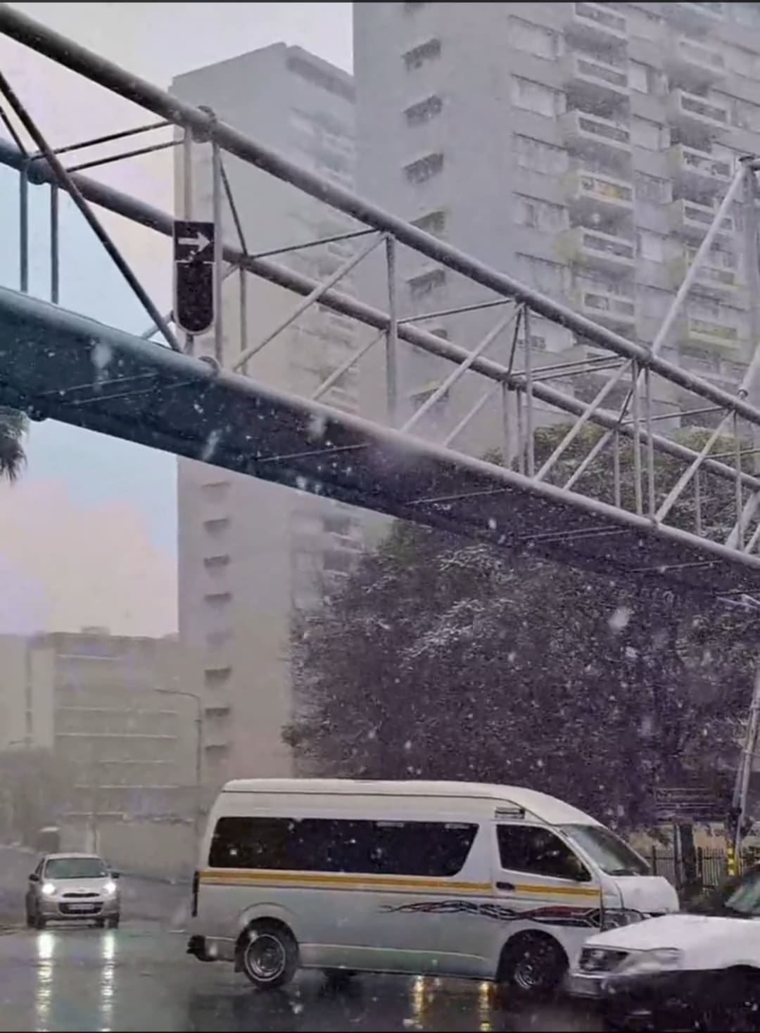 Snow hits Joburg