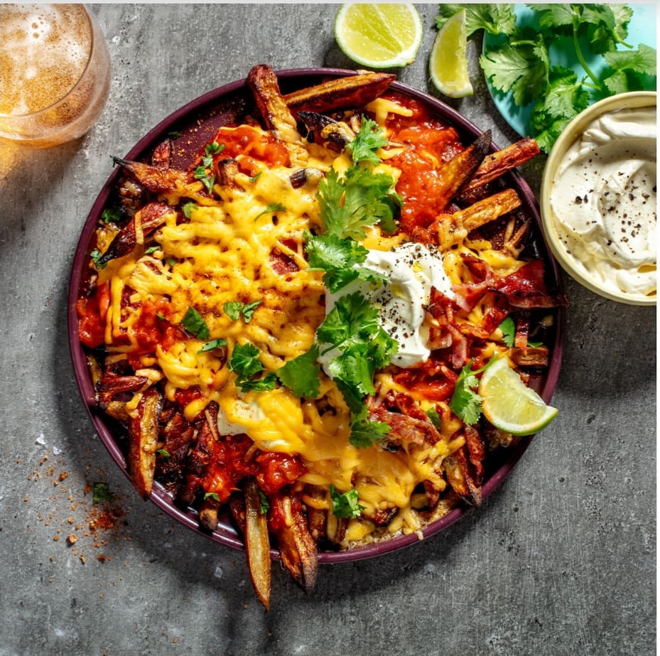 Today’s recipe: sweet potato nachos