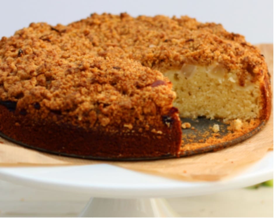 Recipe of the day: Apple and cardamom crumble cake