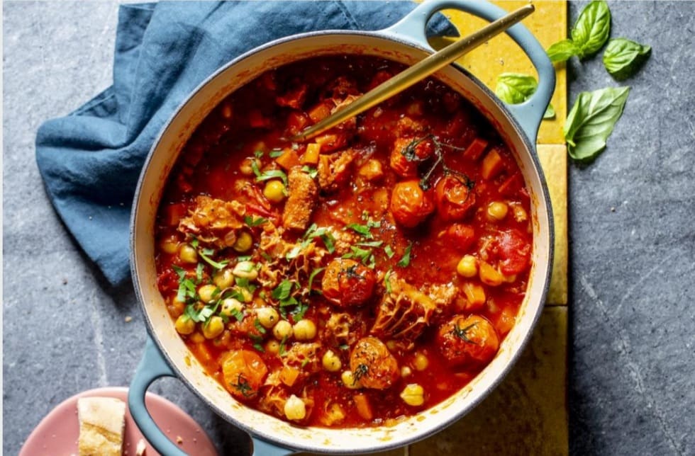 Recipe of the day: Italian-style tomato and chickpea tripe