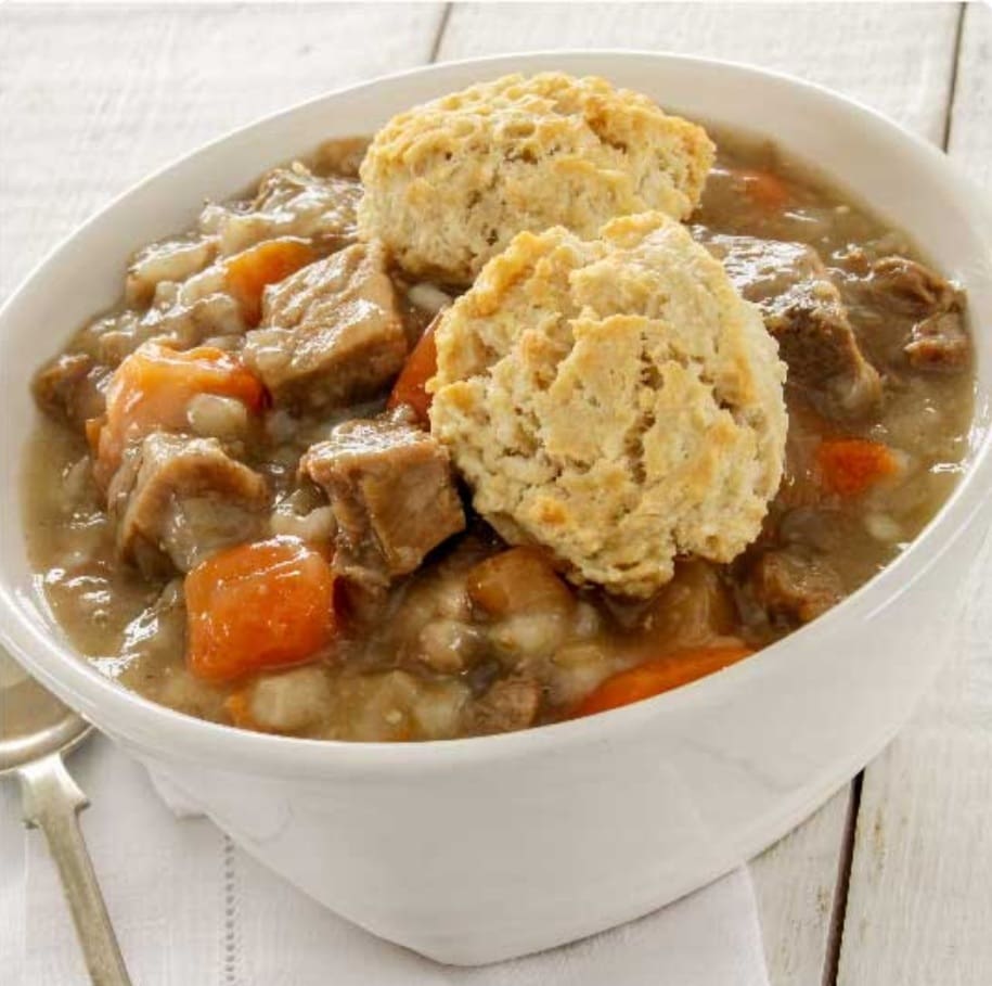 Today’s recipe: Tasty lamb and pumpkin stew with dumplings