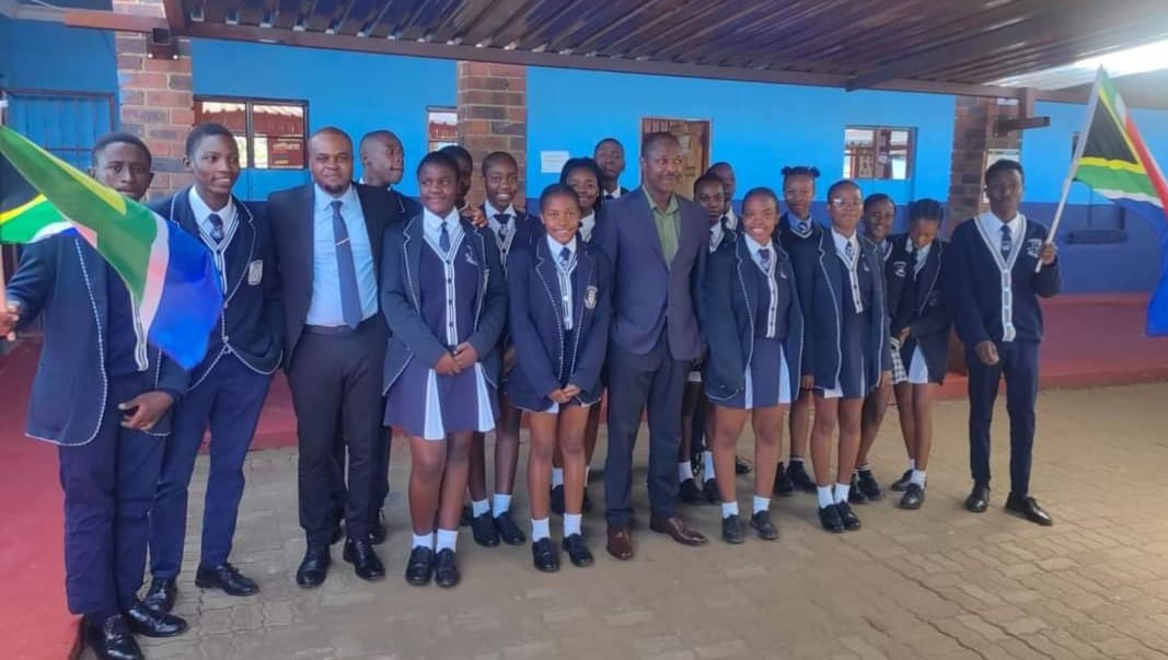 Department of Education inspires Imbali matriculants with onsite guidance