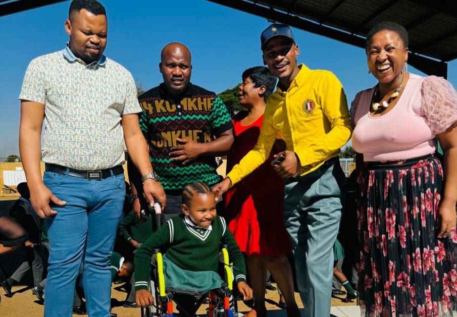 Buhle’s dream of receiving a new wheelchair comes true