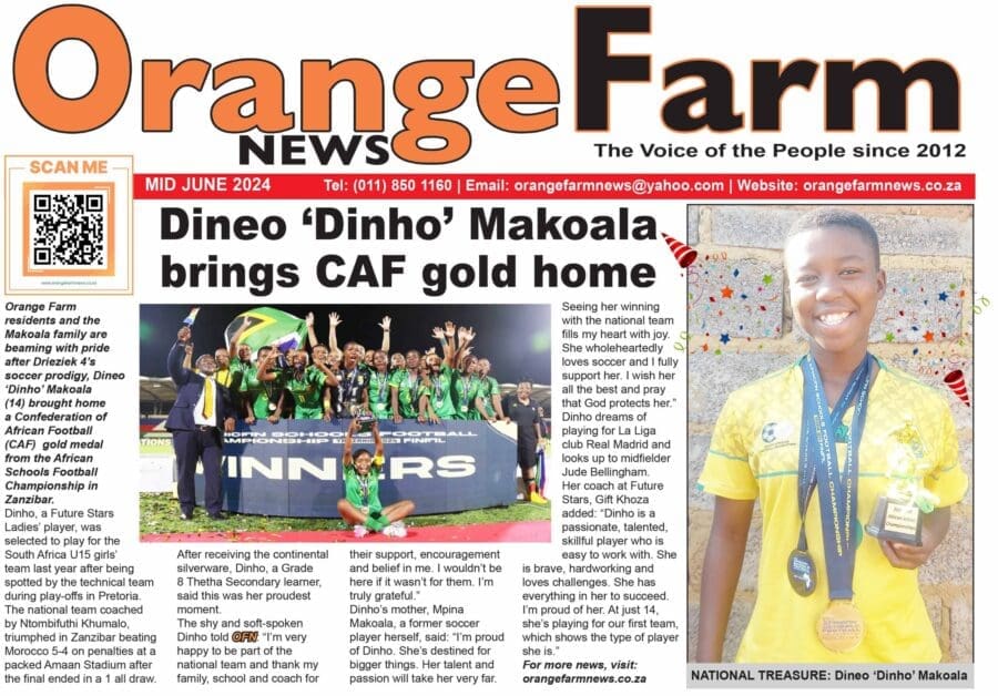 Current Issue: Orange Farm News Mid June 2024