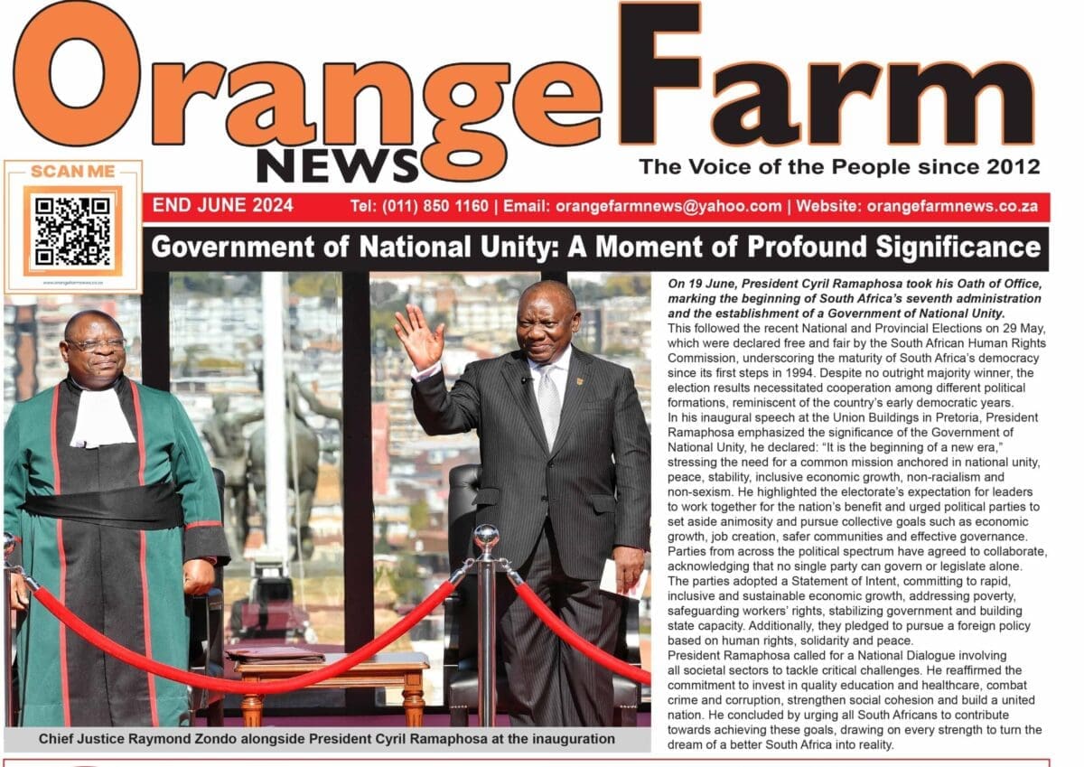 Current Issue: Orange Farm News End June 2024