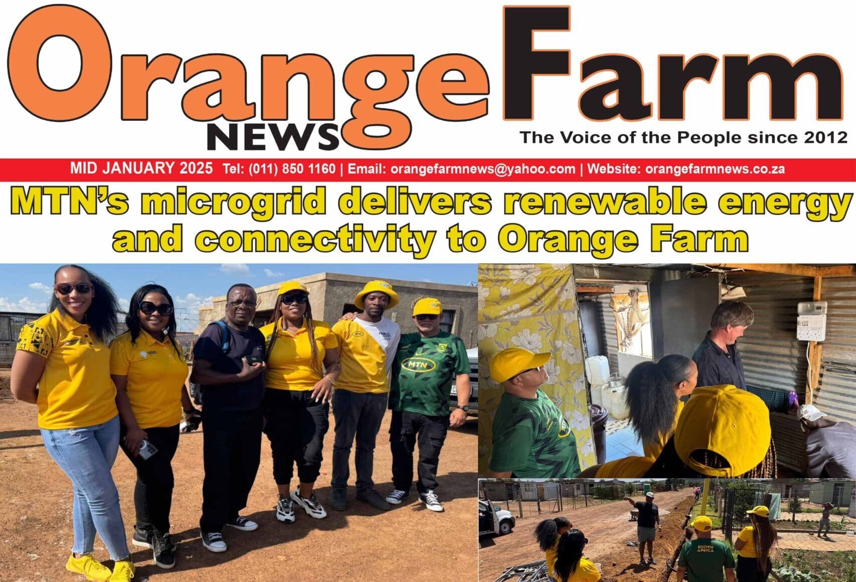 Current Issue: Orange Farm News Mid January 2025