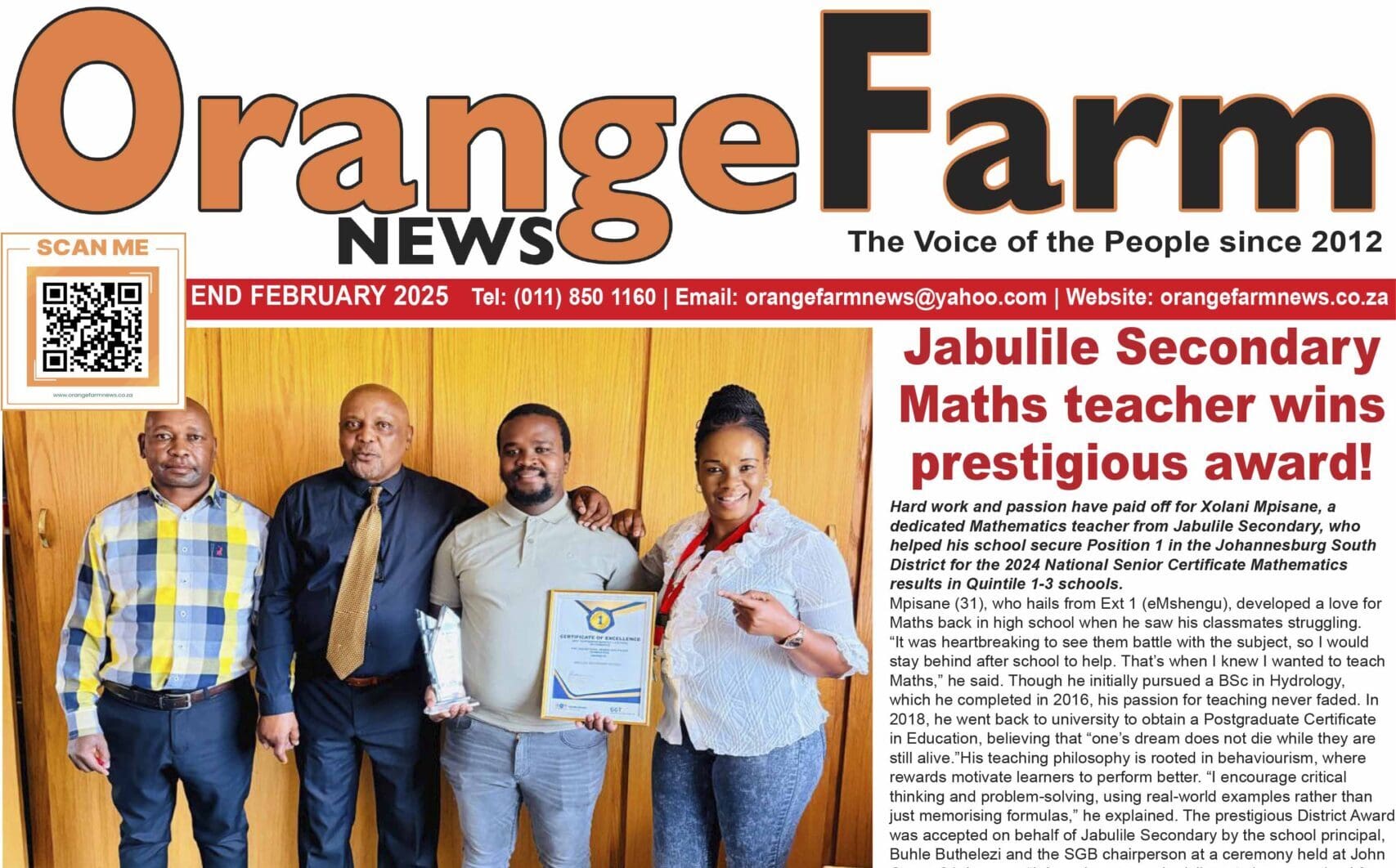 Orange Farm News End February 2025 Issue