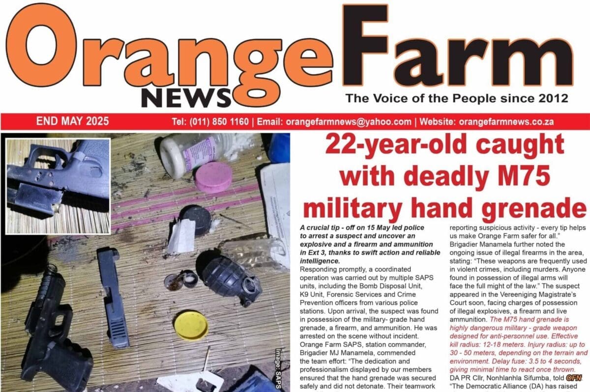 Orange Farm News – End May Edition Out Now