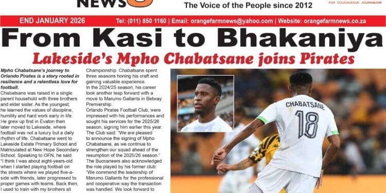 Orange Farm News – End January Issue Now Out!