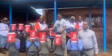 Community Leaders Donate 100 Shoes to Local Schools in Drieziek 4