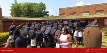 Roots donates 100 school bags to learners in need