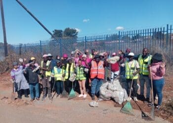 Community spirit shines as Ext 2 residents clean around Vulanindlela Secondary