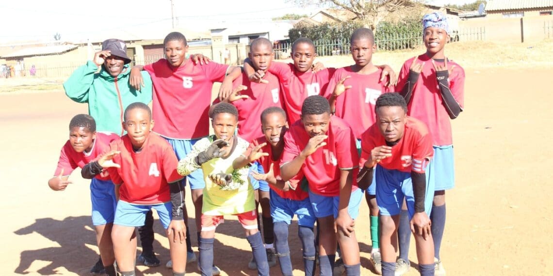 Young footballers impress on the field